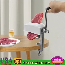 Meat Tenderizer Cuber Steak Machine Hand Crank Flatten butchers Tool KitchenTool