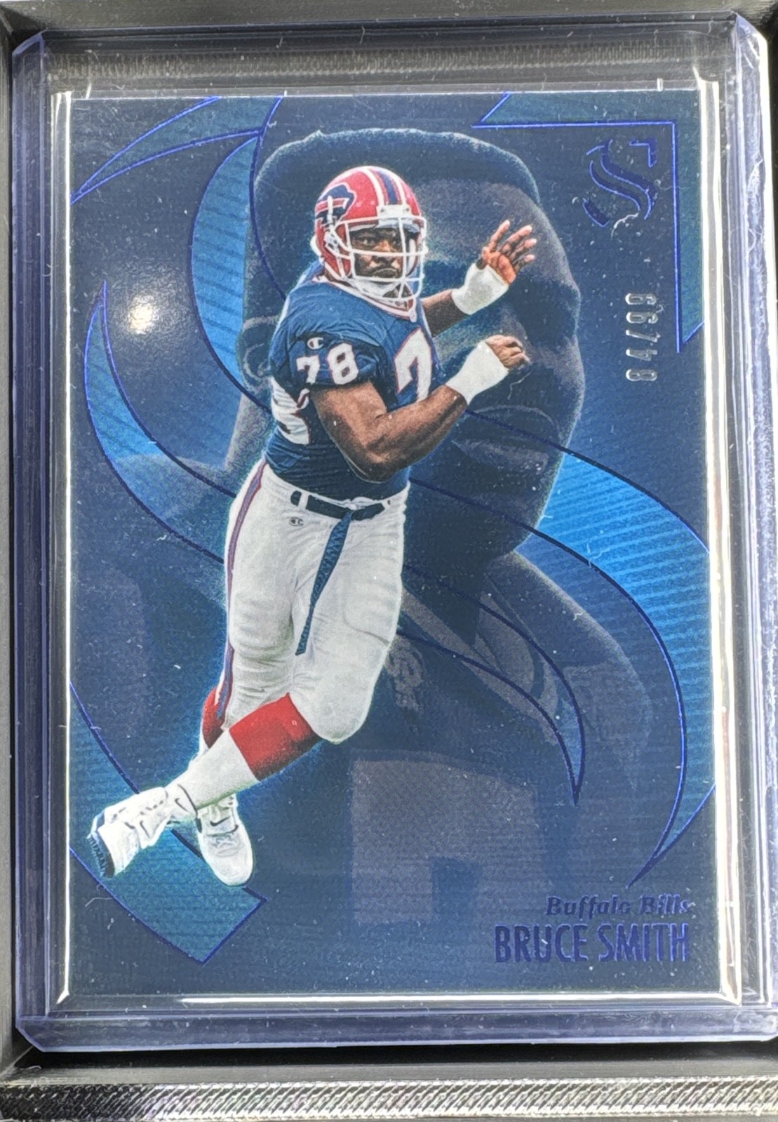 2025 Panini Silhouette - Bruce Smith #67 Blue /99