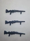 Lot Of 3 Blue Imperial Blaster Rifles Star Wars Vintage 1980 ALL AUTHENTIC