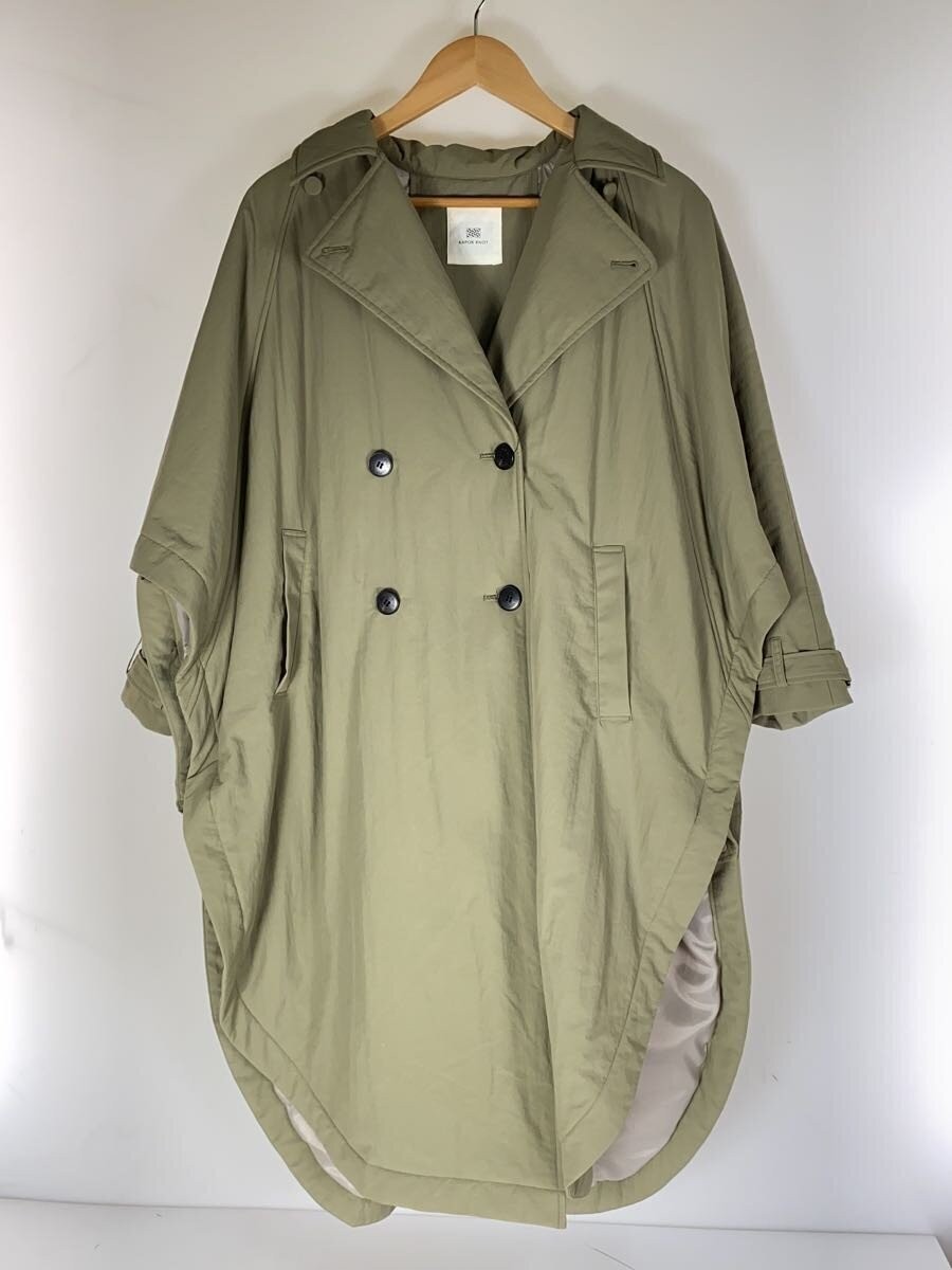 Kapok Knot Coat/S/Nylon/Khk/U21U1Poc01/Kapokdown Poncho Coat 3072