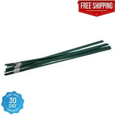 6 ft. Polyethylene Coated Garden Stakes: 10-Pack for Plant Support