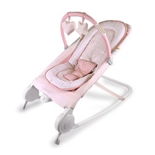 Summer Infant 2-in-1 Bouncer  Rocker Duo Pink Convenient One Size, Pink