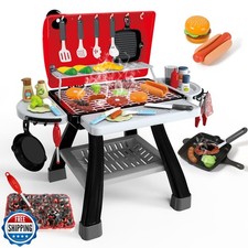 35pcs Kitchen Toy Set, Toy BBQ Grill Set, Cooking Toy Set, Little