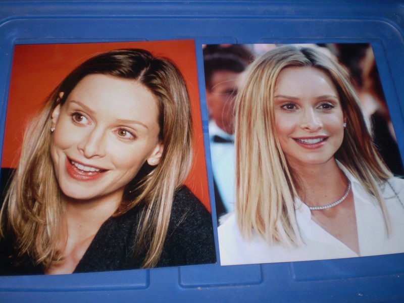Calista Flockhart 2-8x10 Color Photos different sources