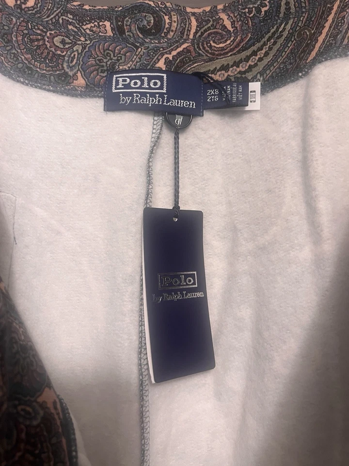 正品 Polo by Ralph Lauren 佩斯利加绒运动裤 2XB — 第 4/4 张图片