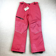 Swiss Tech Snow Pants Youth Large 10-12 Pink Insulated Water Resistant Ski Warm