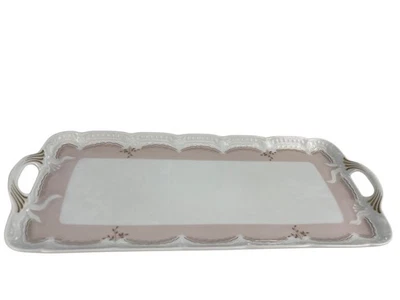 Plat de service en porcelaine Hutschenreuther 34,5 x 15 cm. Excellent état. - Photo 1/3