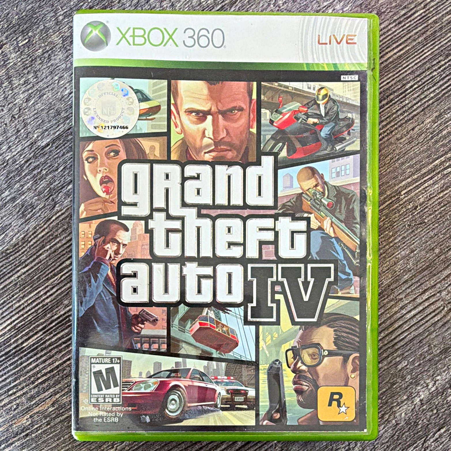 Rockstar Games Grand Theft Auto IV Xbox 360 Manual Included M NTSC-U/C 2008
