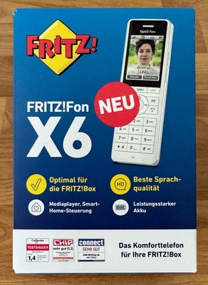 AVM FRITZ!Fon X6 Schnurloses Telefon - Weiß (20002987)