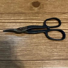 Vintage CRESCENT 7" Metal Tin Snips Shears No T47 USA Jamestown NY