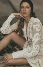 🖤 Rare Zimmermann Radiate Appliqué Dress Size 0 🖤