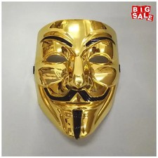 Halloween Cosplay Masks V for Vendetta Movie Anonymous Mask for Adult Kids Film