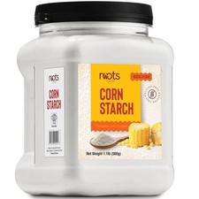 Roots Circle 100 Pure Corn Starch 17.63oz Airtight Container  All Natural...