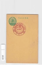 *Japan 1935 National Census, Sapporo 1935 Postcard Stamp[A6168]7y2