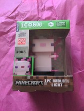 Minecraft Paladone Icons Axolotl Light-Series 1-2024- NIB