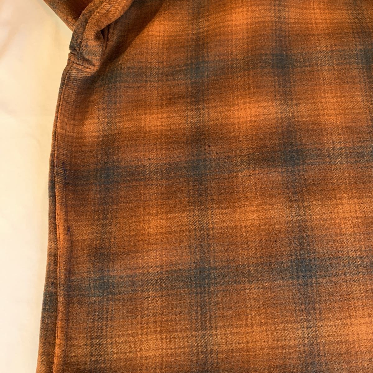 Pendleton 60s Wool Ombre Check Jacket Vintage L R… - image 10