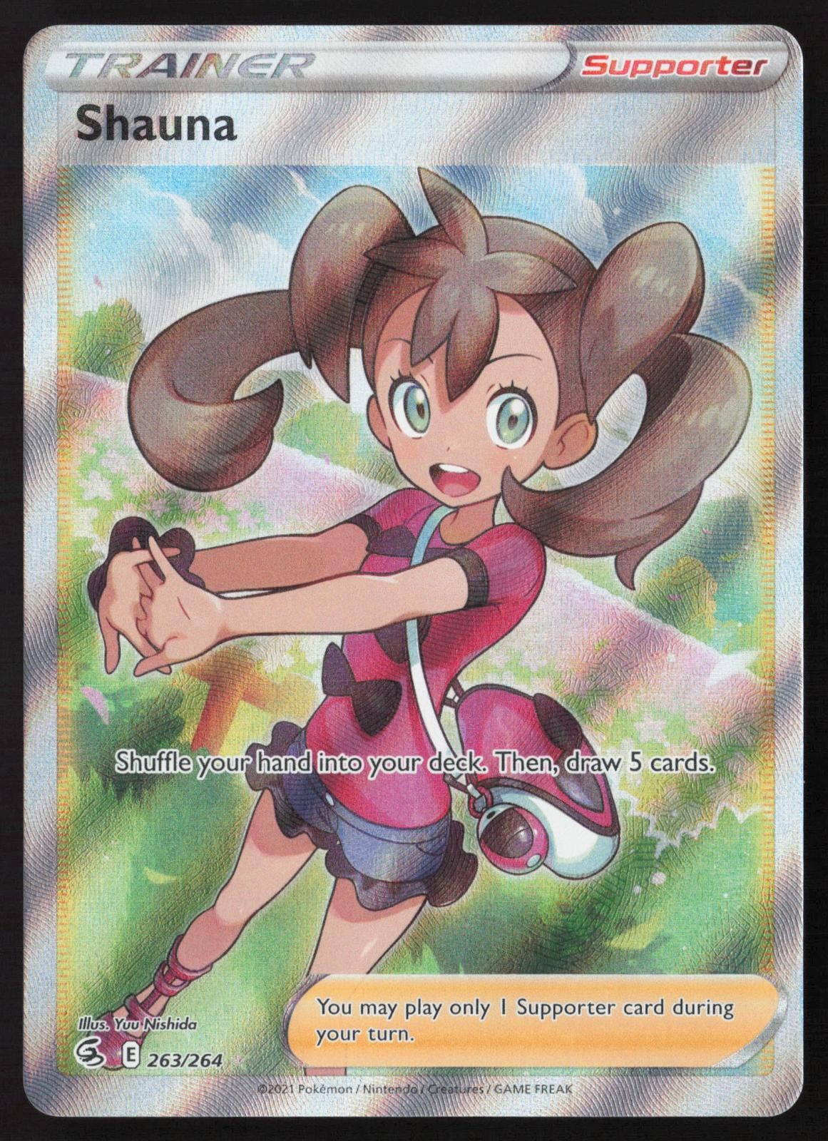 Shauna 263/264 Full Art Pokemon Fusion Strike NM