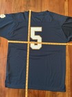 Notre Dame Fighting Irish Football Jersey #5 Youth Size XL Blue Gold adidas — photo 10
