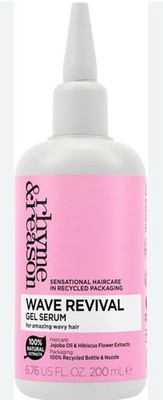 RHYME & REASON Wave Revival Gel Serum 200ml   Wavy Hair, Frizz Control, Shine