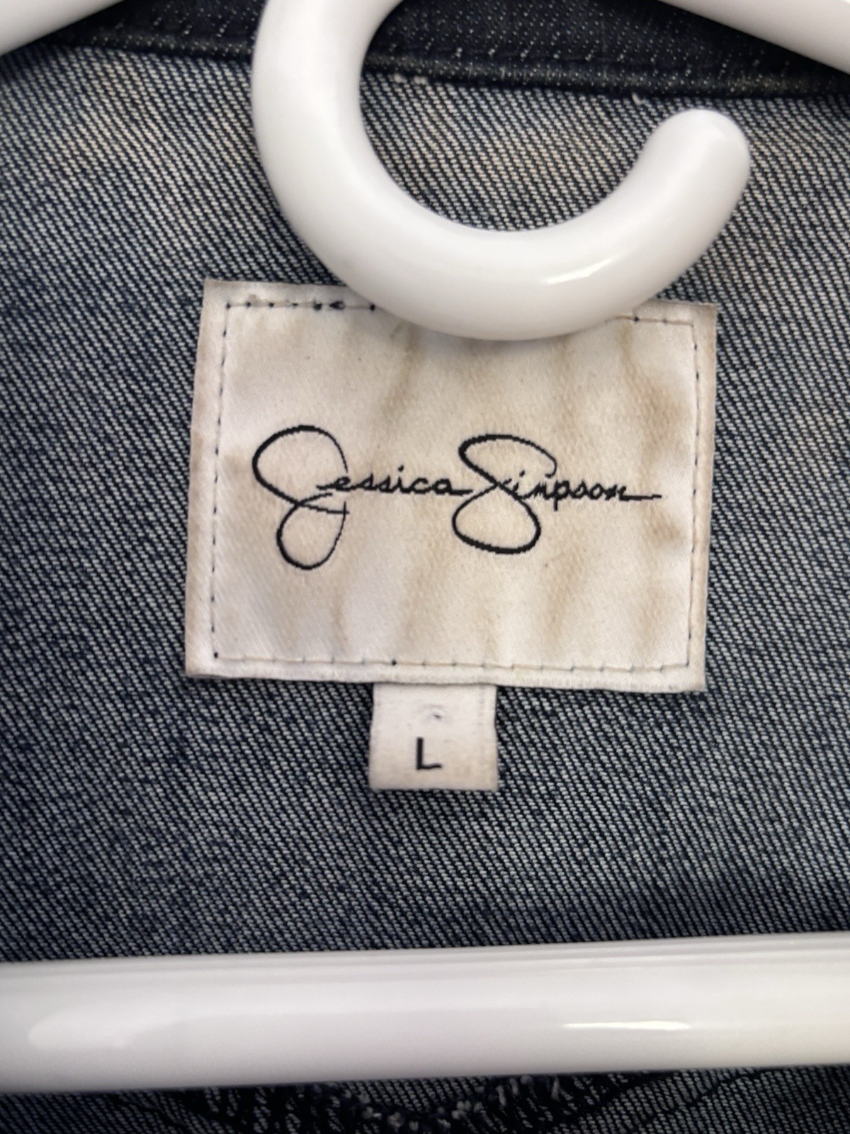 Jessica Simpson Pixie Women's Blue Button Collare… - image 2