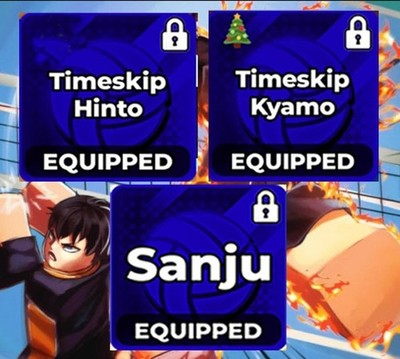 VolleyBall Legends - TIME SKIP HINTO+TIME SKIP KYAMO + SANJU -Lv.15