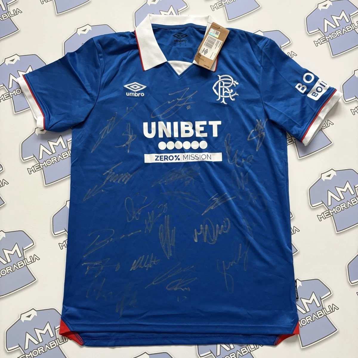 Official Glasgow Rangers FC 2 PACK FOOTBALL TOP PEN Brand New