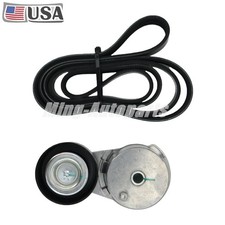 2pcs Serpentine Belt Set Fit 2016-2023 Chevy Camaro 2.0l Malibu 2.0l Turbo 39350