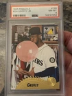 1995 Pinnacle Ken Griffey Jr. PSA 8 Bubble Gum Card #128