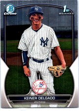 2023 Bowman Chrome #BCP-191 Keiner Delgado Prospects