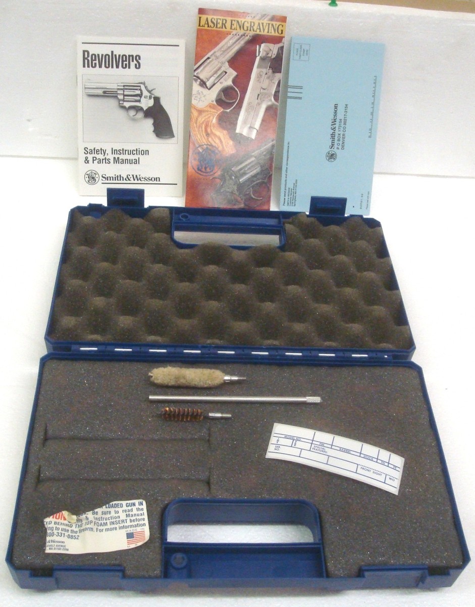 Smith & Wesson 19 64 66 686 Factory OEM Hard S&W Case Box