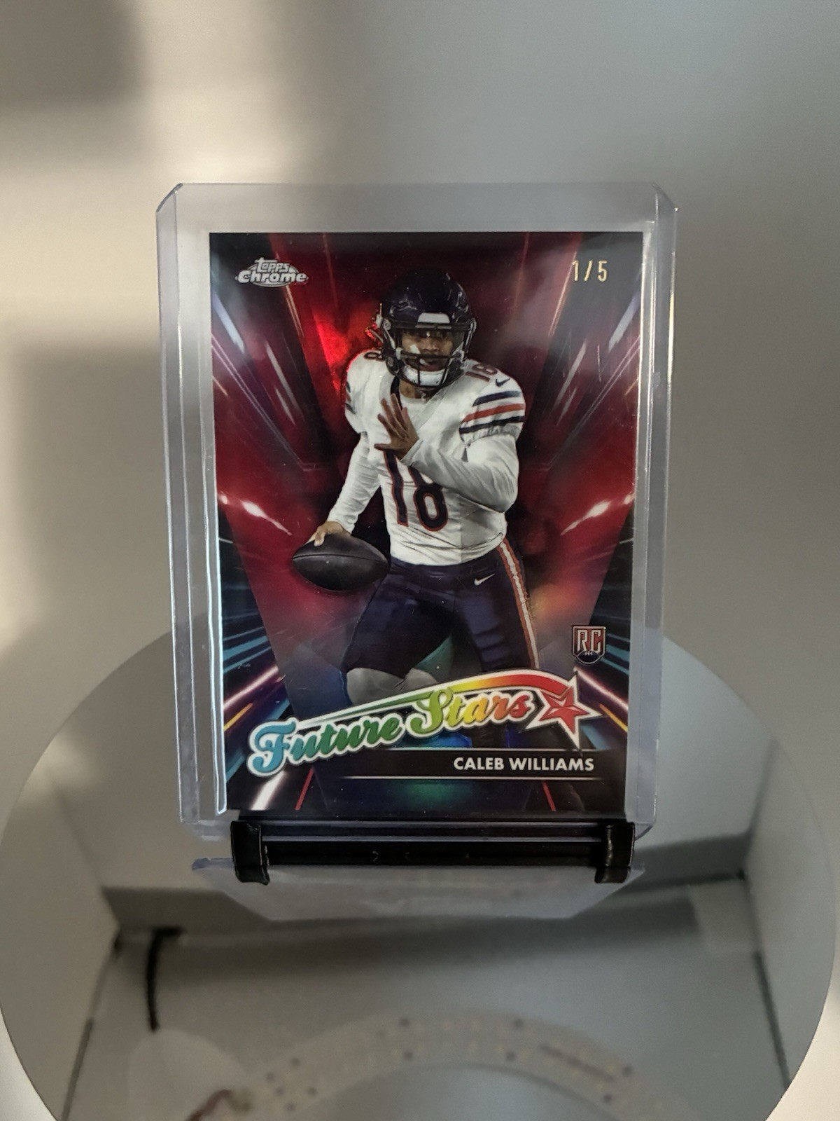 Caleb Williams Topps Chrome Future Stars #FS1 Red Refractor