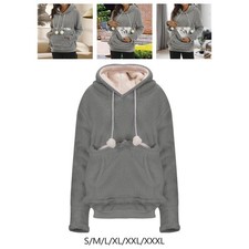 Haustier-Kapuzenpullover, Sweatshirt mit Kordelzug, lang&auml;rmelig, f&uuml;r Katzen