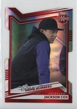 2022 Panini Elite Extra Edition Prime Numbers A Die-Cut 32/85 Jackson Cox gp1