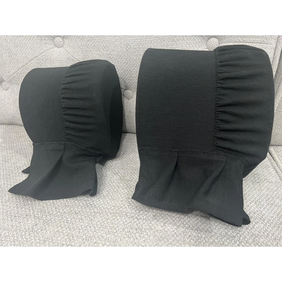 Lote De 2 - SOMBREROS Negros Vintage AMISH Mujer & Niño Lancaster PA Foto 2 de 4