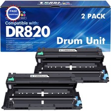 DR820 DR 820 Drum Unit Black 2 Pack L6200DW HLL6200DW L5850DW L5900DW