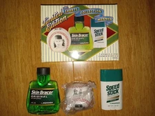 Vintage Nolan Ryan Limited Mennen Aftershave, Deodorant & Baseball Gift Set NEW