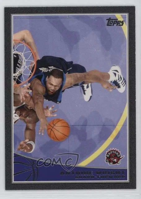 2009-10 Topps Black 21/50 Antoine Wright #58 e1e