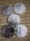 Lot of 5 ~~1987 .999 Silver Liberty Coin 1 oz BU