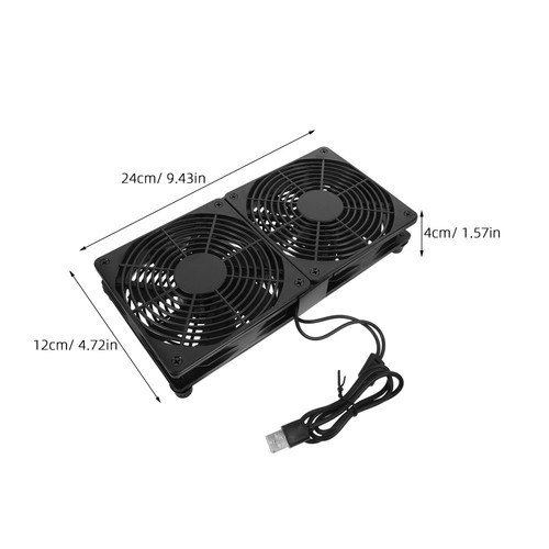 Phone Cooler Laptop Stand with Fan Handheld Cooling Dual Fans - Afbeelding 7 van 12