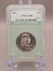 1961 Franklin Proof Silver Half Dollar 50c - Philadelphia Mint