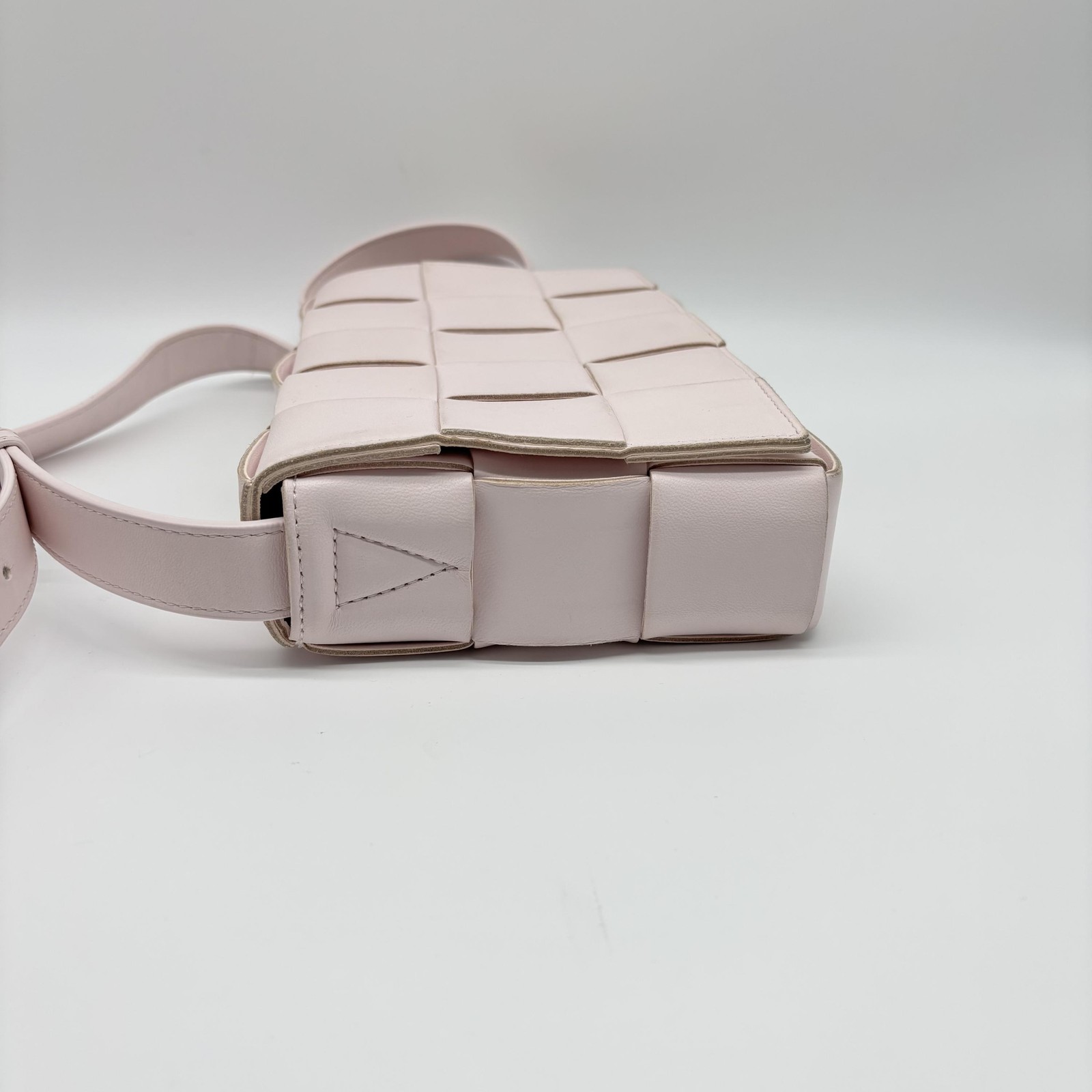 Pink Intrecciato Cassette Shoulder Bag - ## image 4