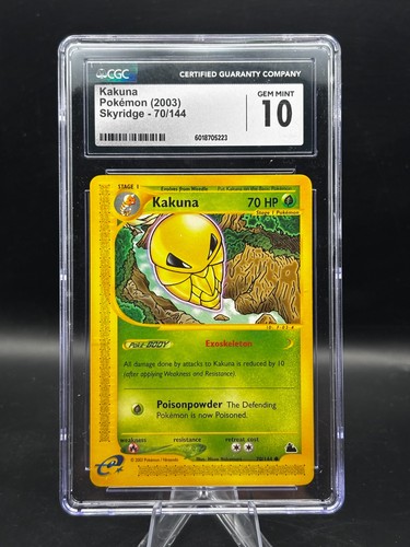 Kakuna graded CGC 10 for sale on eBay