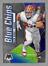 NICK BOSA 2020 MOSAIC FOOTBALL BLUE CHIPS INSERT CARD #BC2 49ERS