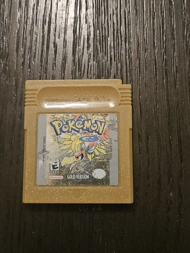 Pokemon Gold Version (Nintendo Game Boy Color, 2000) GBC Authentic New Battery