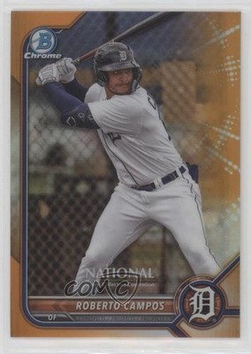 2022 Topps NSCC National Convention Orange Refractor 13/25 Roberto Campos 3wu