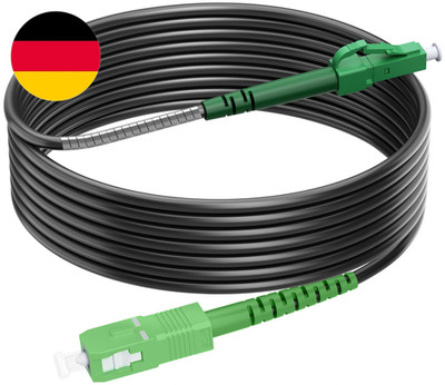 25M Gepanzerte Glasfaser-Kabel LC/APC Auf SC/APC, Simplex Singlemode Gepanzerte 