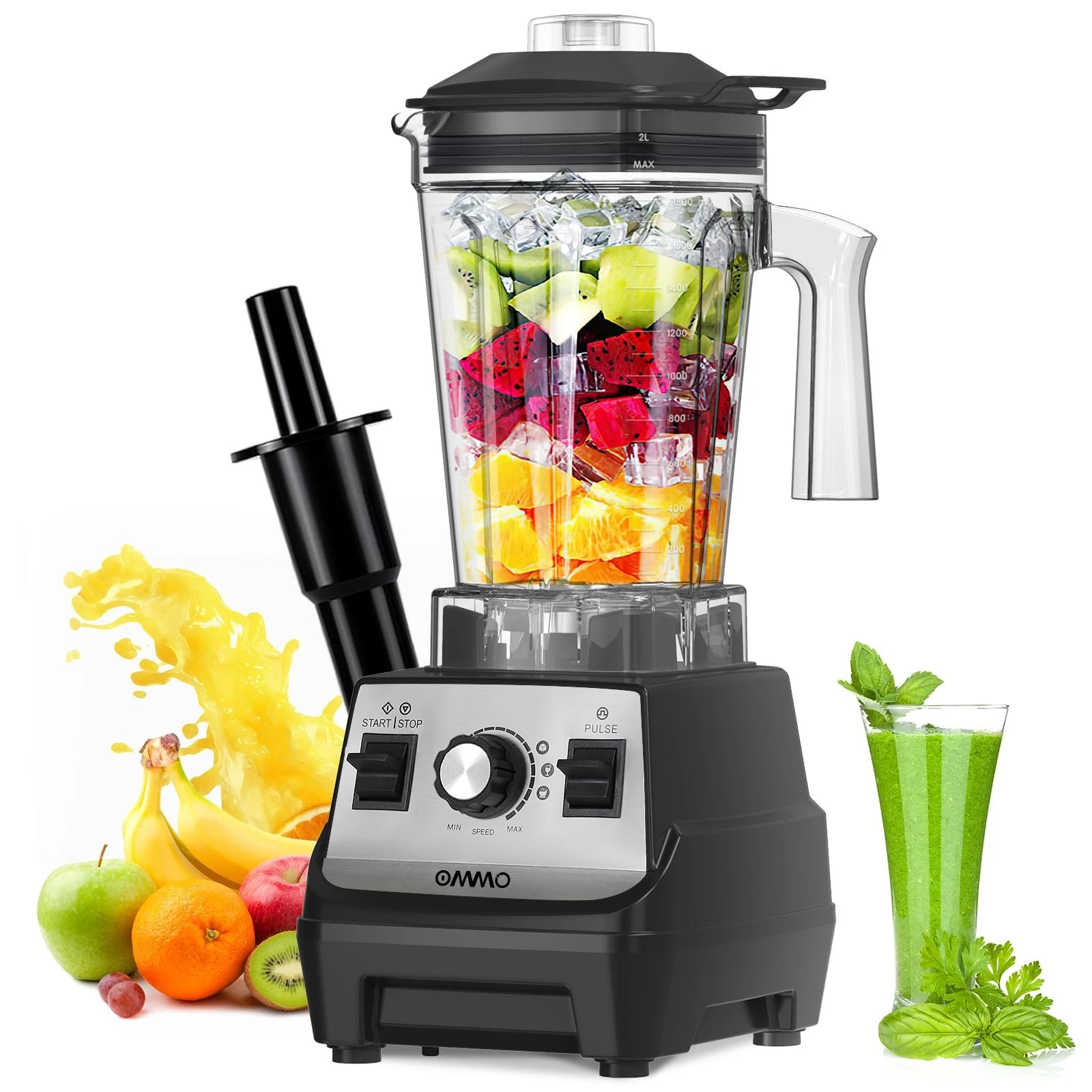 Blender 1800W, Professional High Speed Countertop Blender with Stainless Stee...
Opens in a new wind