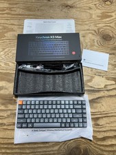 Keychron - K3 Max 75 Custom Wireless RGB Mechanical Keyboard with Programmab...