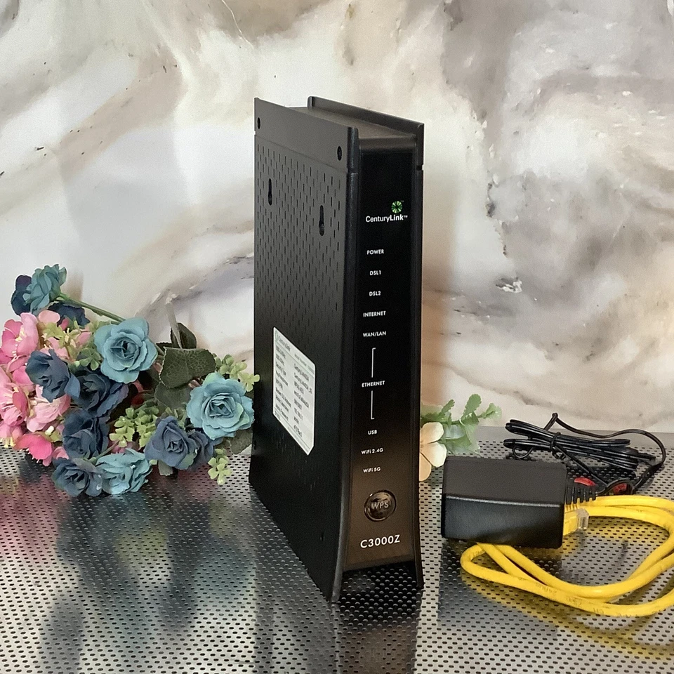 CENTURYLINK ZYXEL C3000Z MODEM WIFI ROUTER VDSL2 AC2200 GATEWAY INTERNET CABLE  - Image 2 of 4