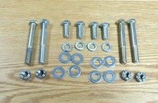 1955 1956 1957 CHEVY REAR MOTOR MOUNT HARDWARE BOLT KIT STD SHIFT ** USA MADE **